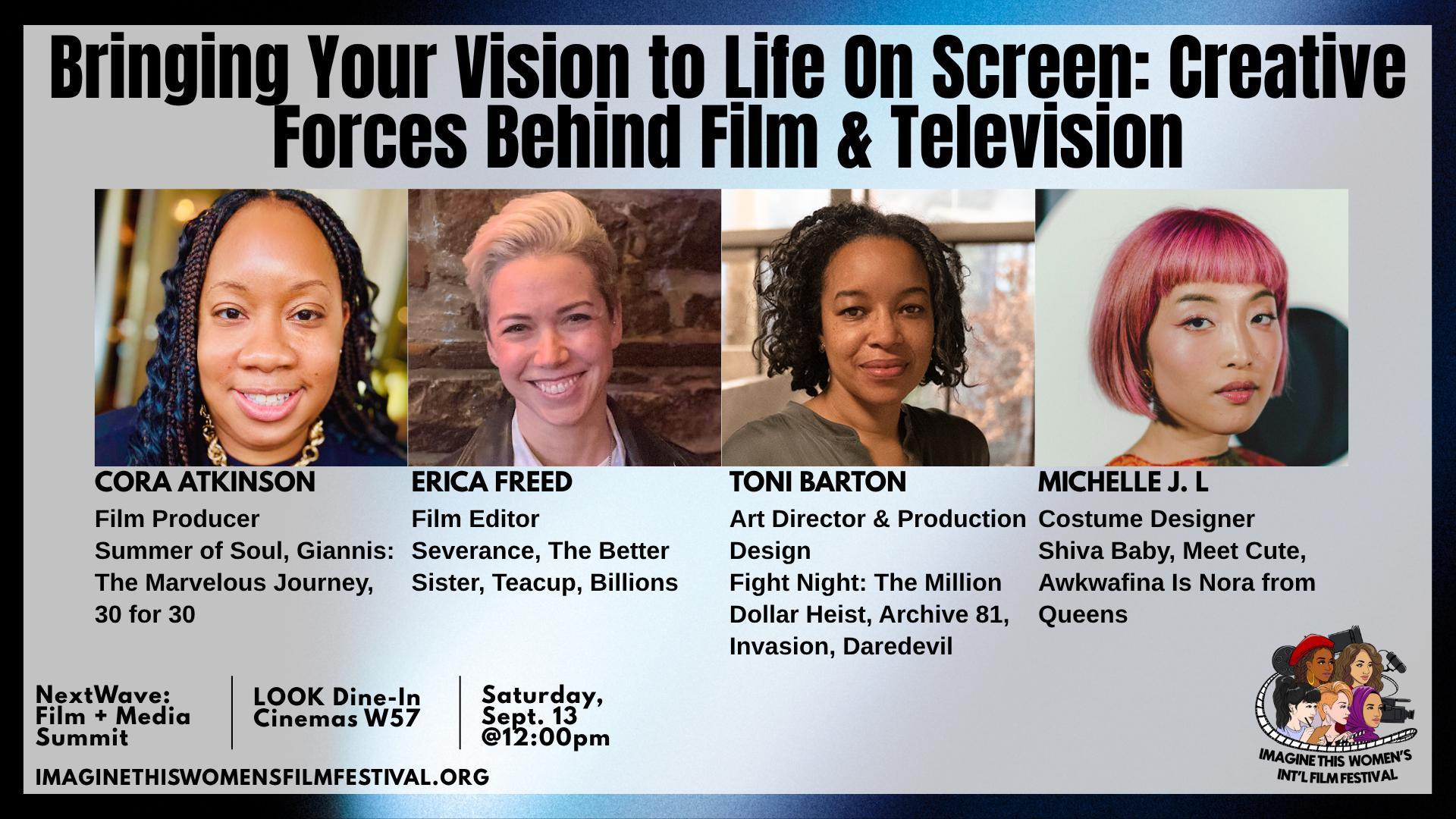 Bringing Your Vision to Life On Screen: Creative Forces Behind Film & Television Bringing Your Vision to Life On Screen: Creative Forces Behind Film & Television